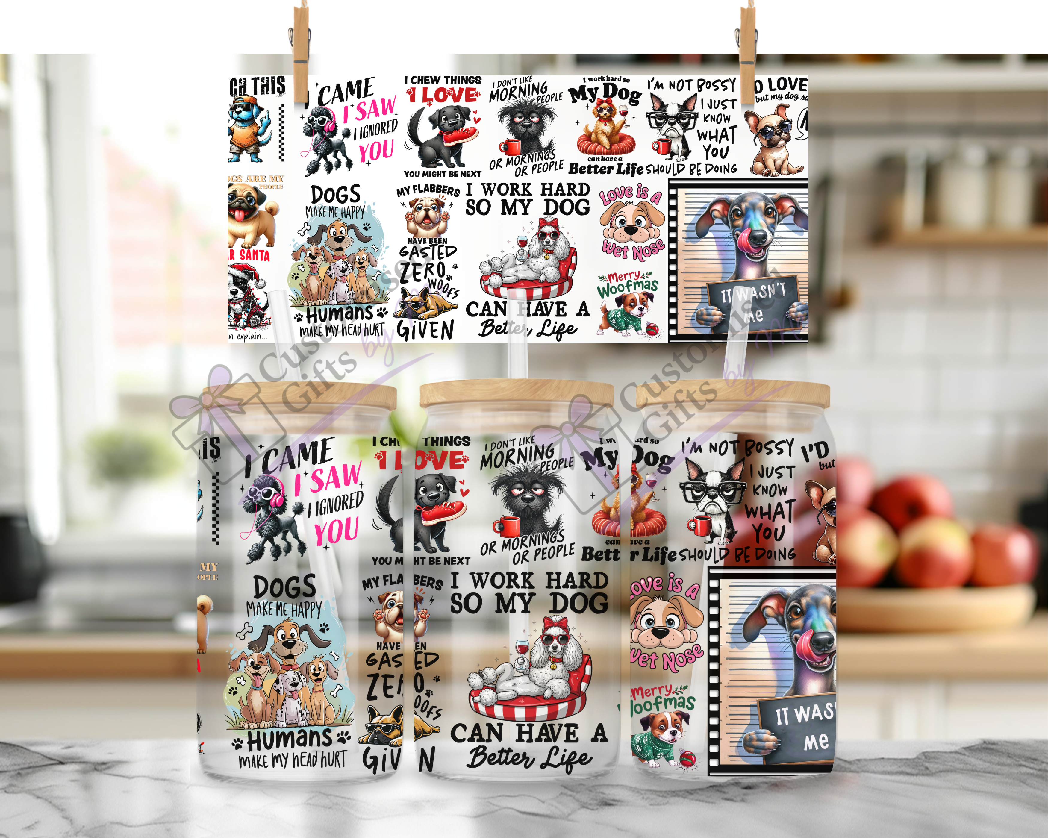 16 oz Uv Dtf Cup Wrap Digital Download Only