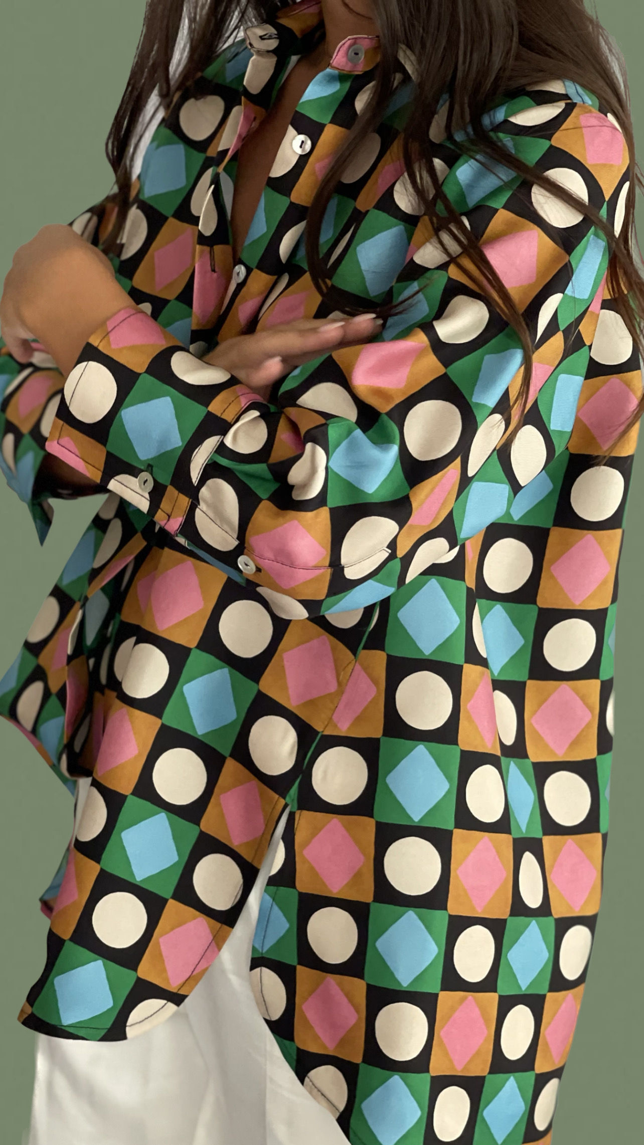 Linda Shirt Geometrie