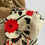 Miniatura: Regina Shirt Avorio Fiori Rossi