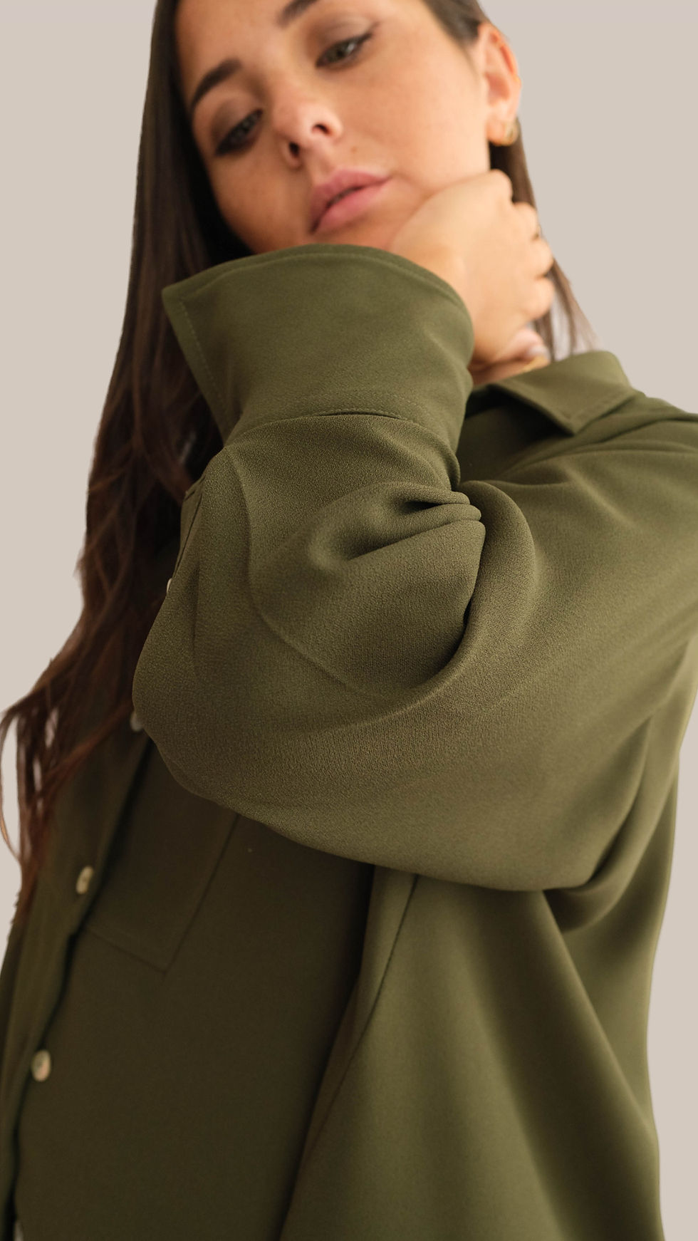 Thumbnail: Marcella Shirt Verde Militare