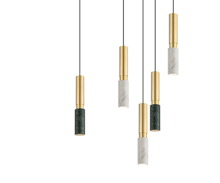 Chic Marble Glow Pendant Light