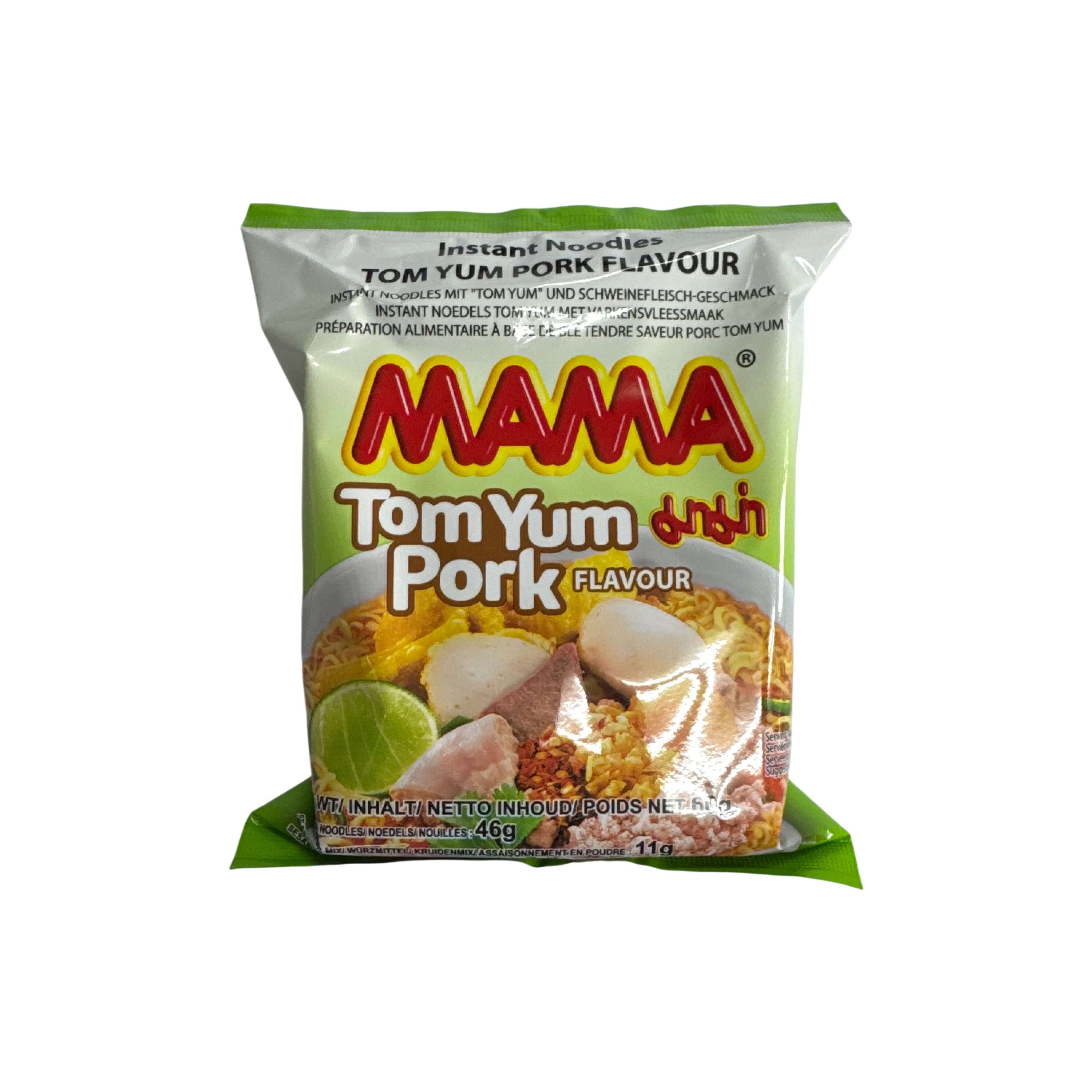 Mama Tom Yum Pork Instant Noodles 60g