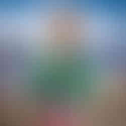 Wirikuta man posing with a mountain range behind him.