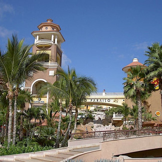 Puerto Paraiso mall on the marina of Cabo San Lucas, Mexico. 