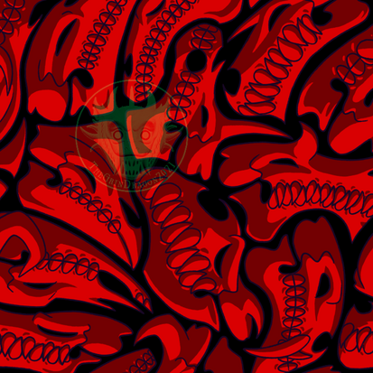 Blood Red Skulls