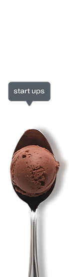 teaspoons with icecream