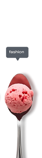 teaspoons with icecream