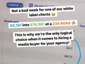 $3,161 to $74,961 at 23X ROAS