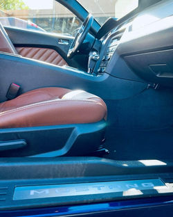 Mustang interior side shot