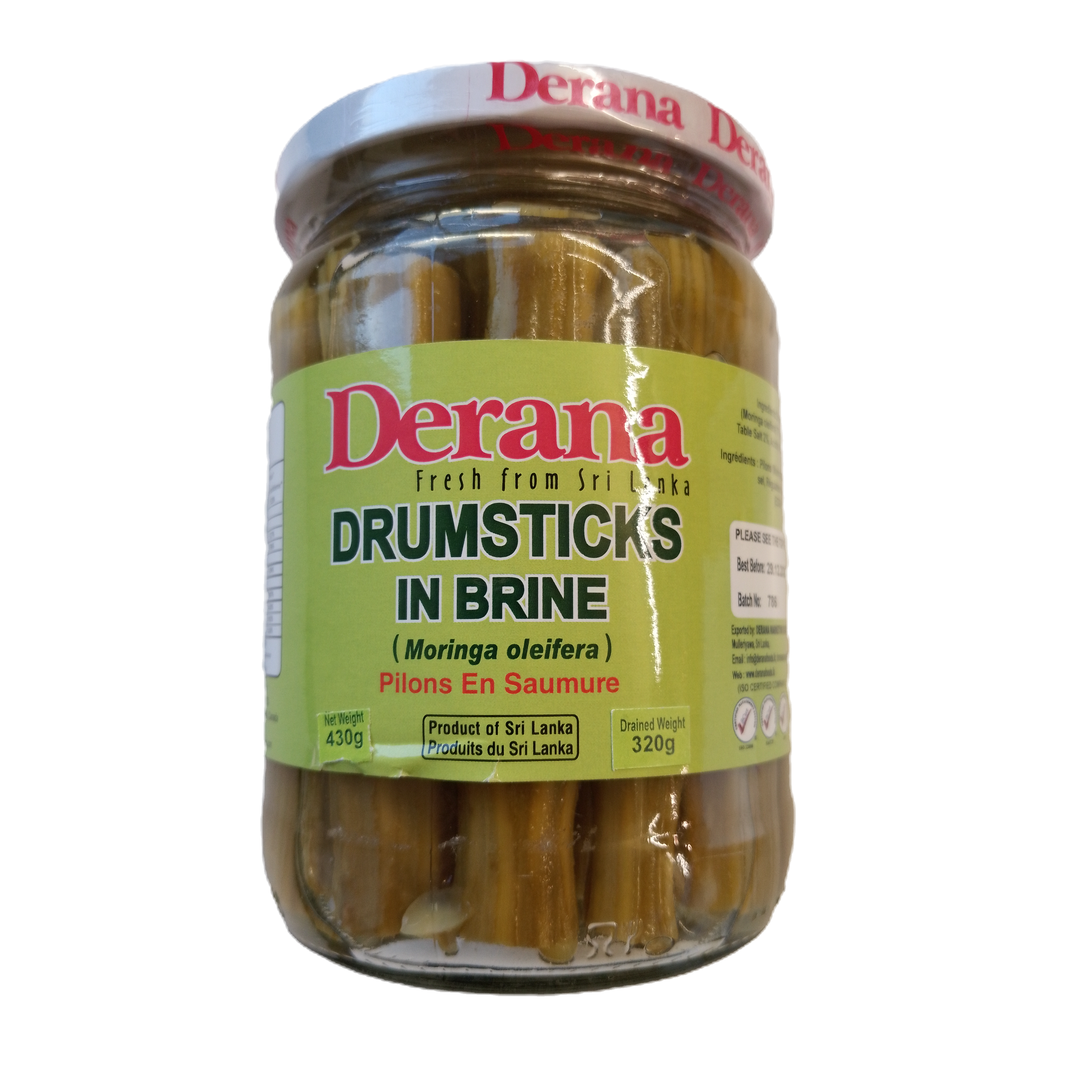 Drumsticks in Brine (Moringa) Derana - 420g