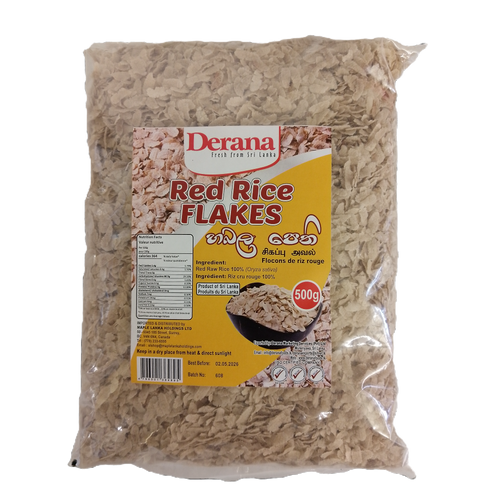 Red Rice Sl Red Rice Flakes 500g - Derana | SL Shop