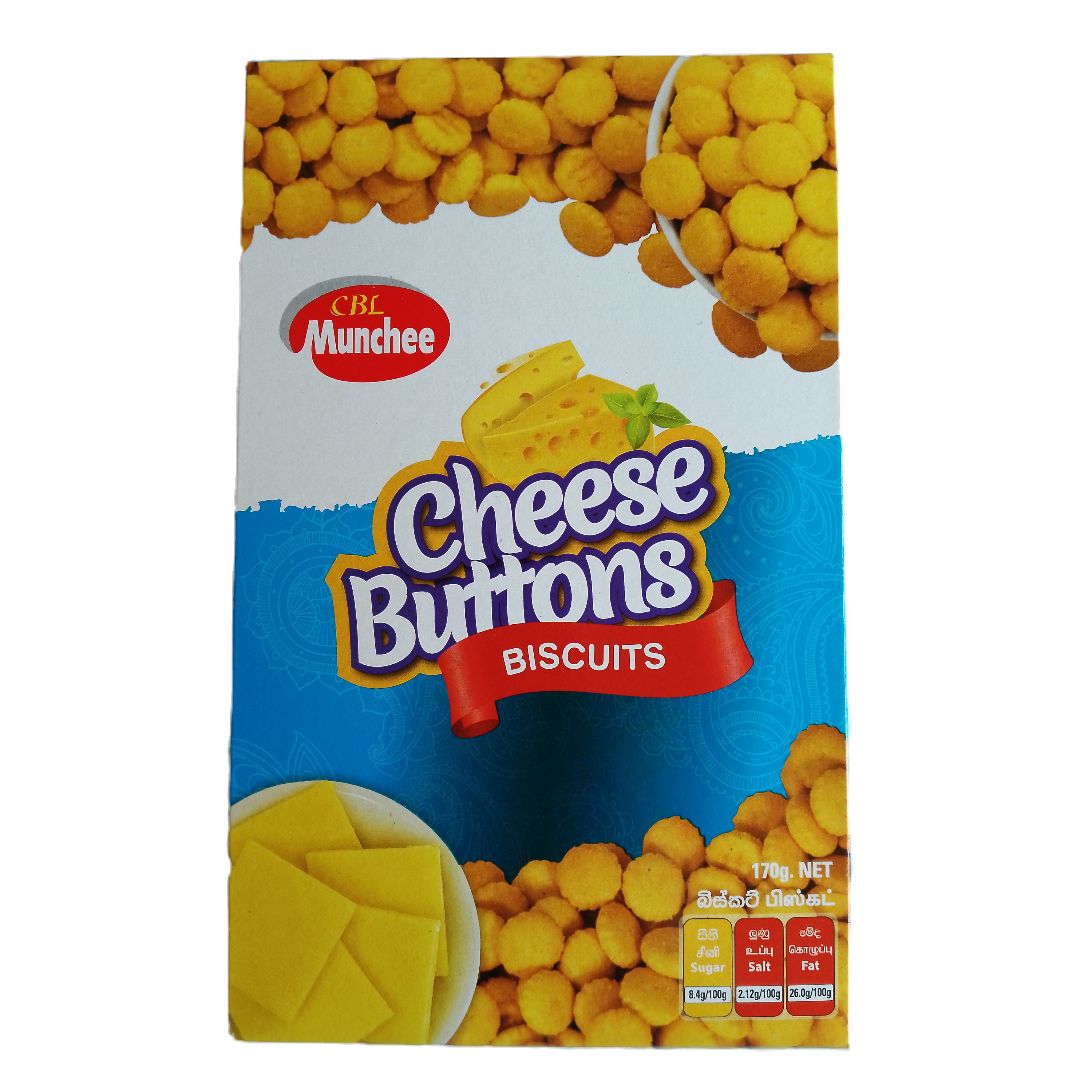 Munchee Cheese Button - 170g