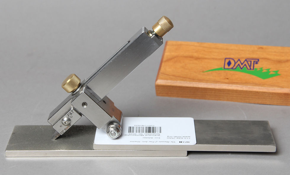 A Very Brief Primer on Sharpening Bassoon Machine Blades