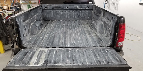 Truck Bed Liner "Before" in Vernon BC - AutoCosmedics