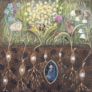 the courage to bloom, illustrated picture book, moonflower seed