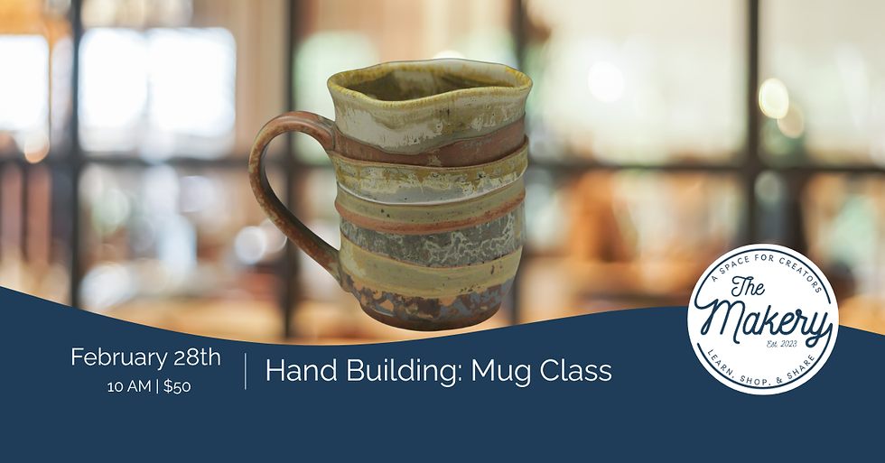 Hand-building: DIY Mug Class