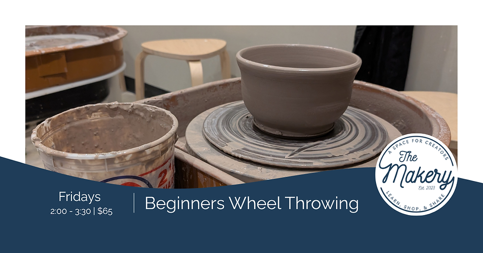 Beginners Wheel Throwing Class: First Spin