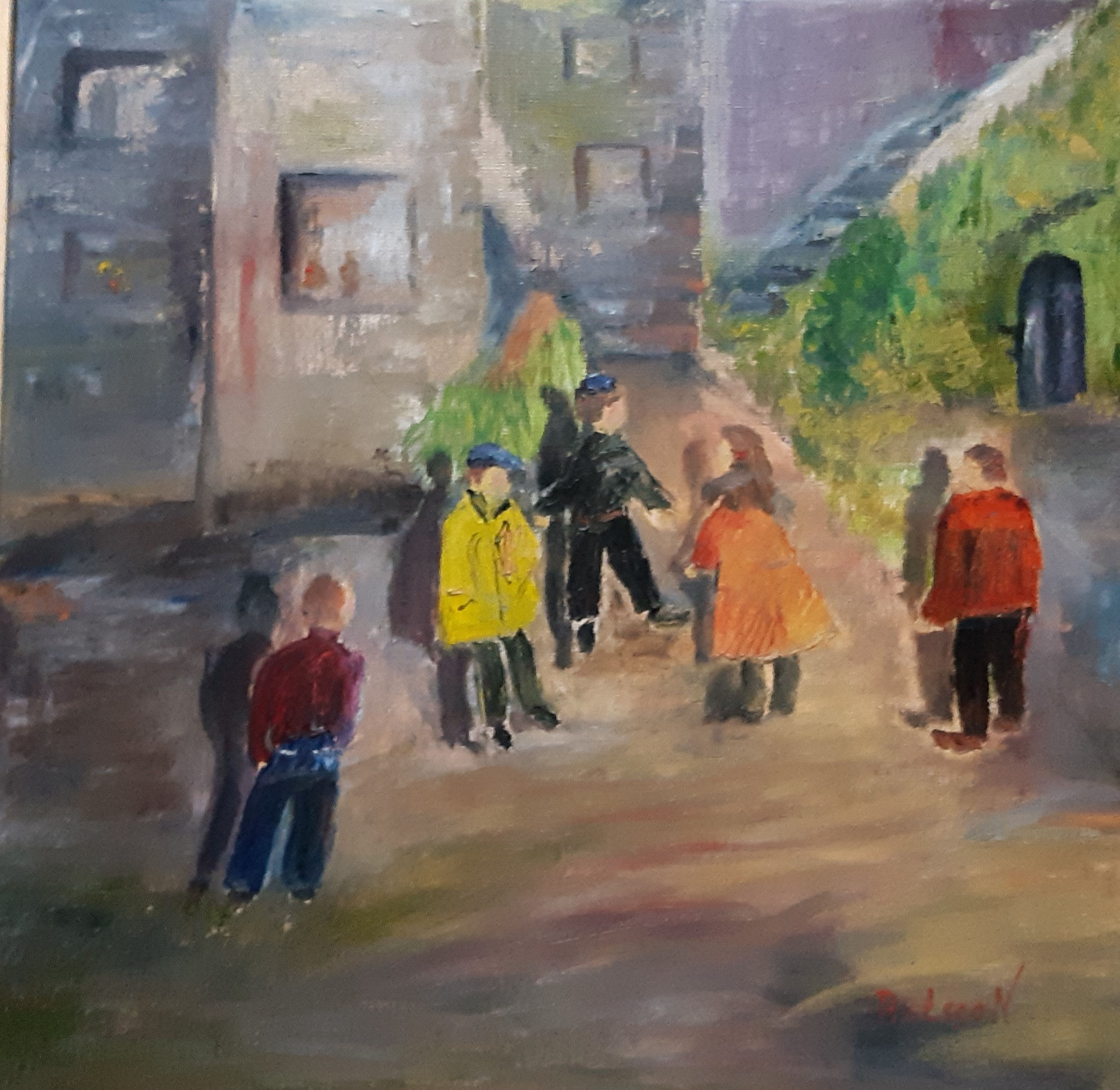 Inväntar guide 43x42 cm