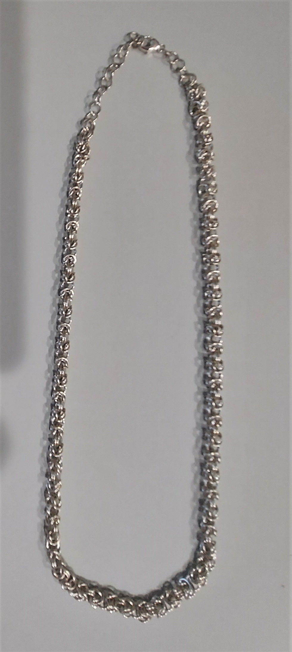 Thumbnail: Aluminum graduated Byzantine necklace