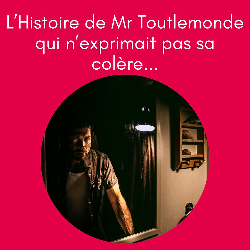 L'Histoire de M Toutlemondequi n'exprimait pas sa colère...