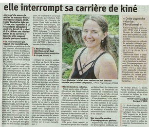 Article du Progrès: 12 octobre 2021