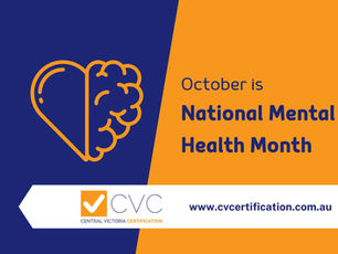 October is National Mental Health Month