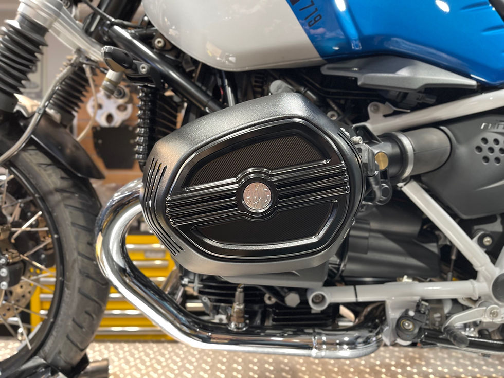 Thumbnail: DKdesign - BMW R nineT Cylinder Cover Guards / BK EDITION /21-23