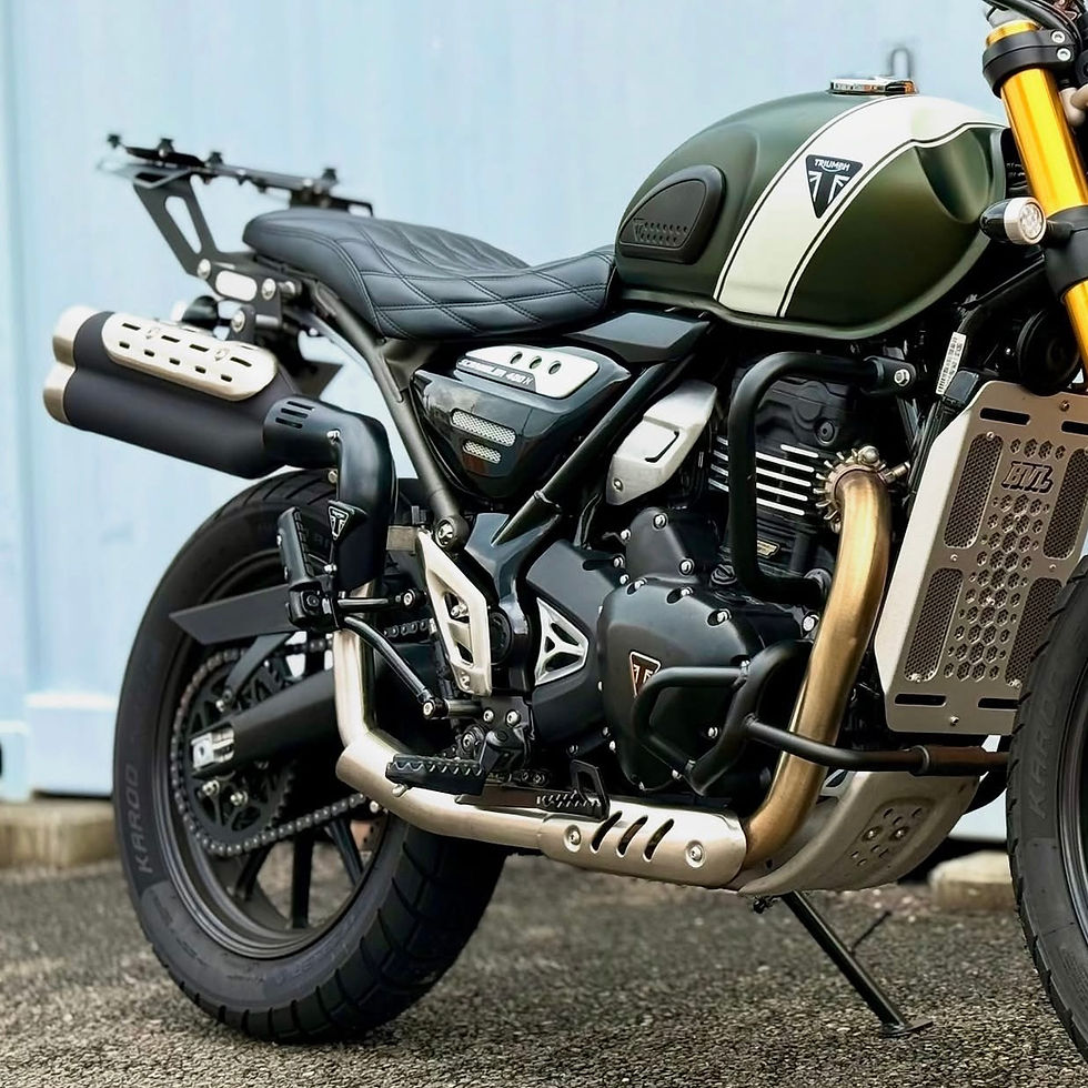 Thumbnail: EXRIDER - Triumph Scrambler 400X S Upper Exhaust