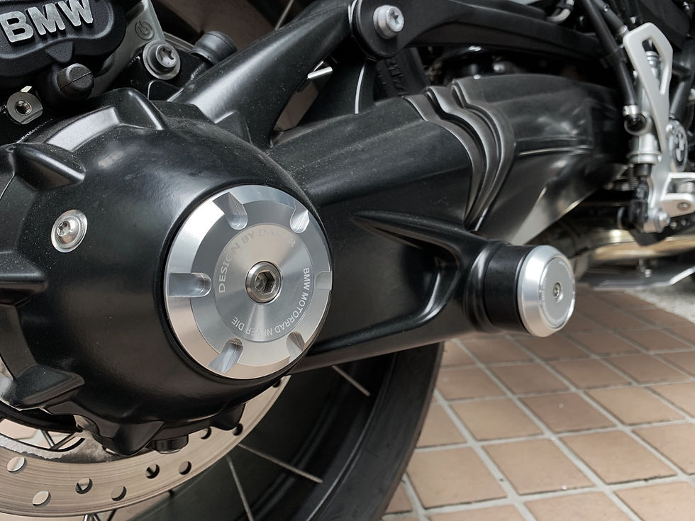 Thumbnail: DKdesign - BMW R nineT CNC Rear Axle Sliders