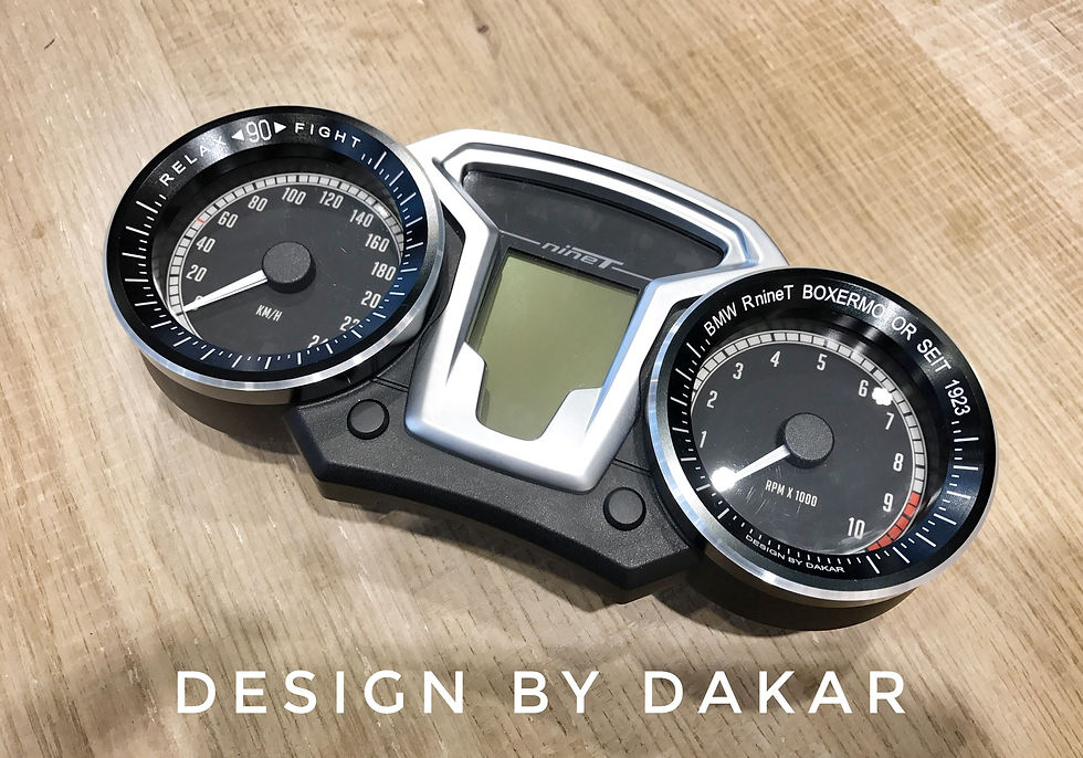 Thumbnail: DKdesign - BMW R nineT CNC Speed Meter Rings