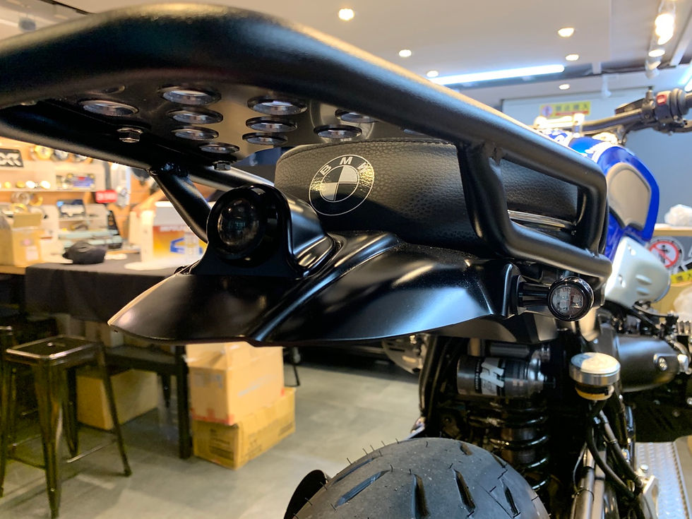 Thumbnail: DKdesign - BMW RnineT Vintage Circle Tail Light Fender Kit
