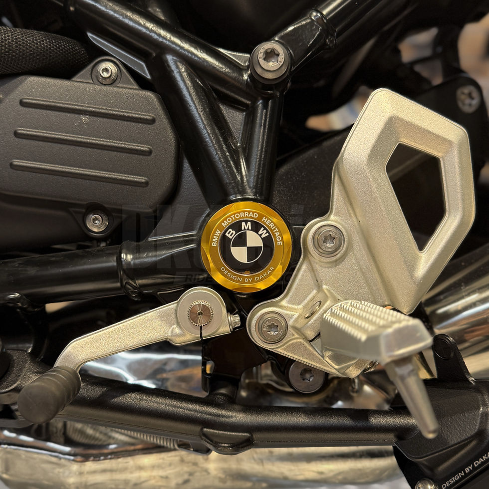 Thumbnail: DKdesign - BMW R nineT CNC Swingarm Pivot Covers