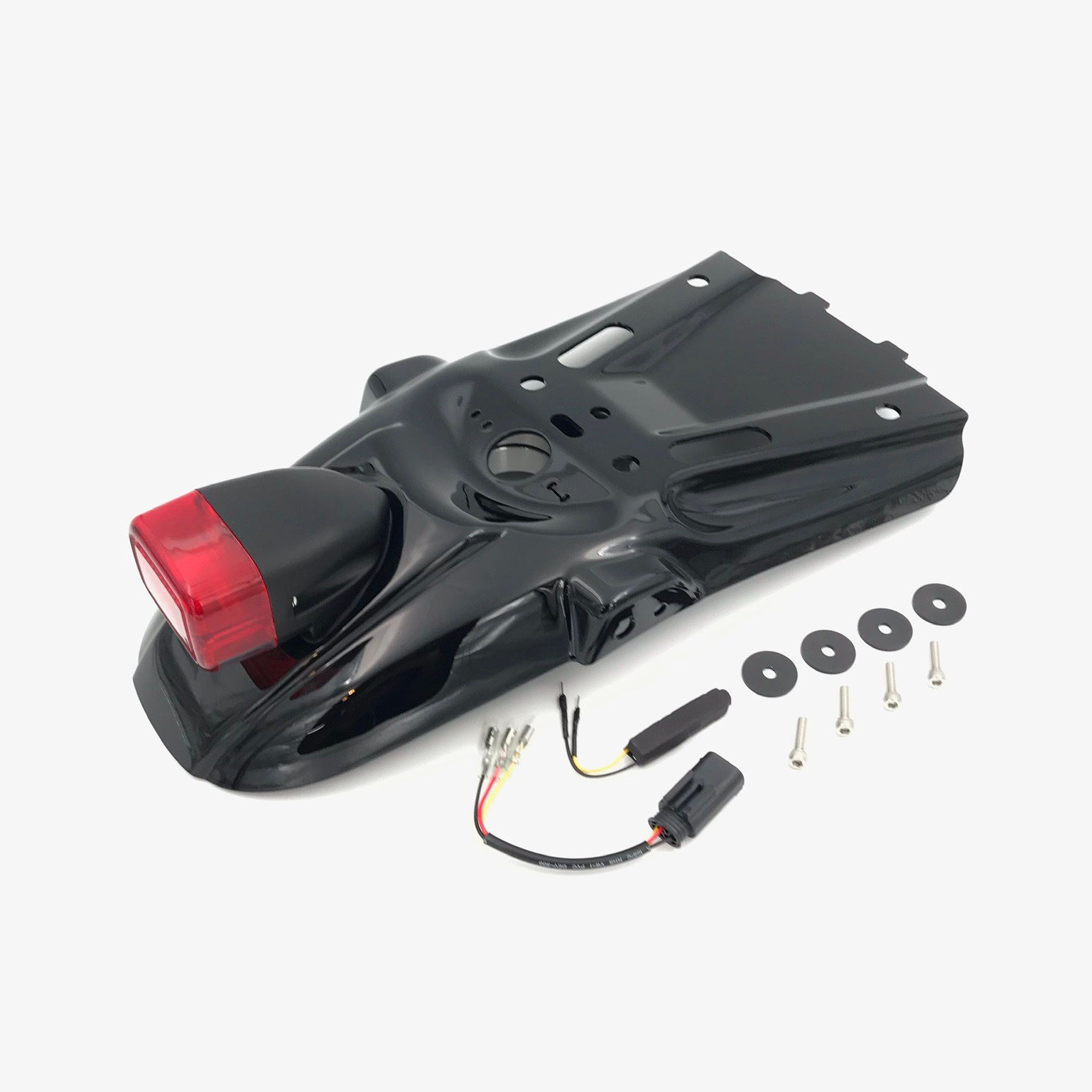 DKdesign - BMW RnineT Vintage Square Tail Light Fender Kit