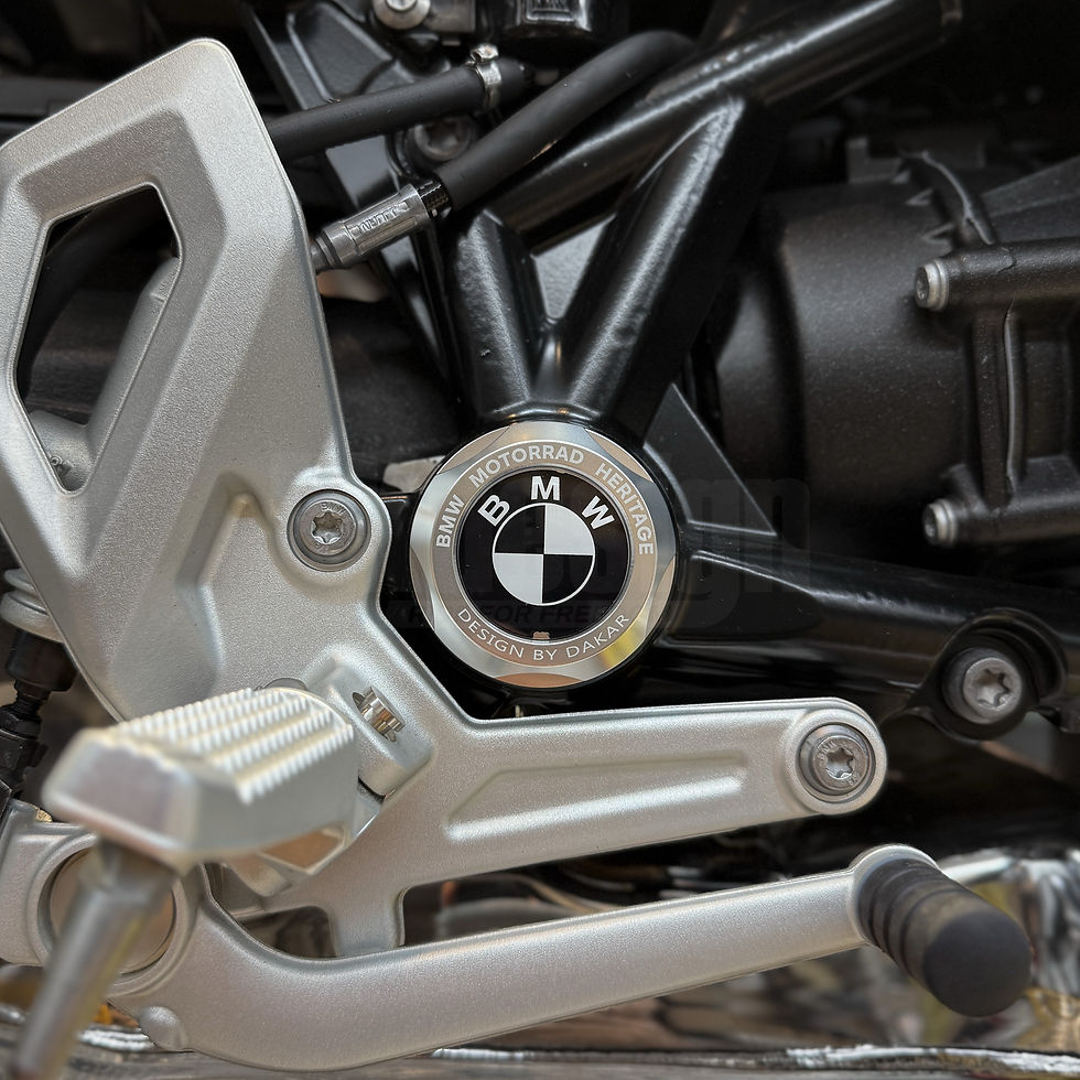 Thumbnail: DKdesign - BMW R nineT CNC Swingarm Pivot Covers