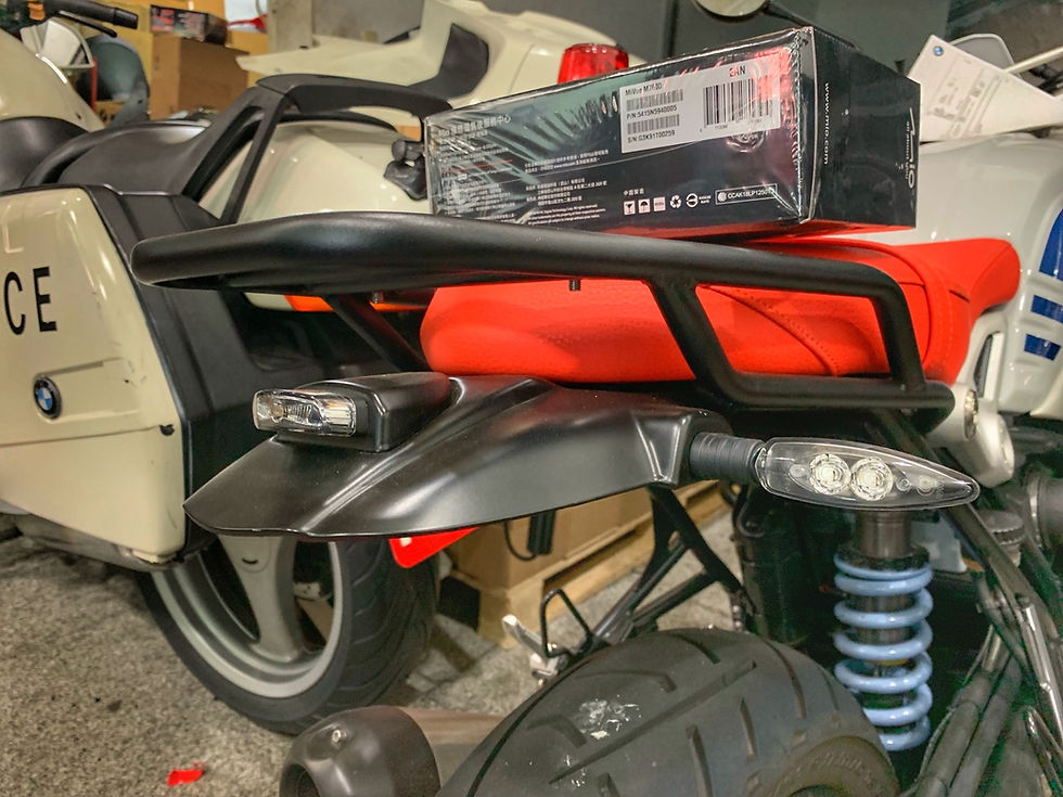 Thumbnail: DKdesign - BMW RnineT Hawk Eye Tail Light Fender Kit
