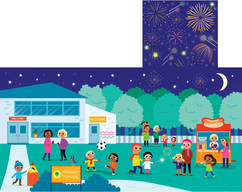 Around the Town - Firework Display