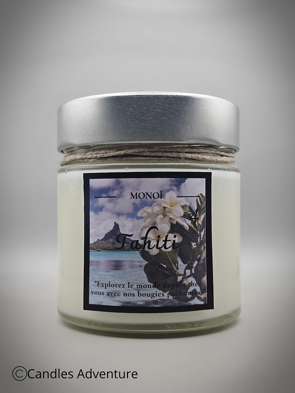 Miniature : bougie parfumée candles adventure au monoï made in france