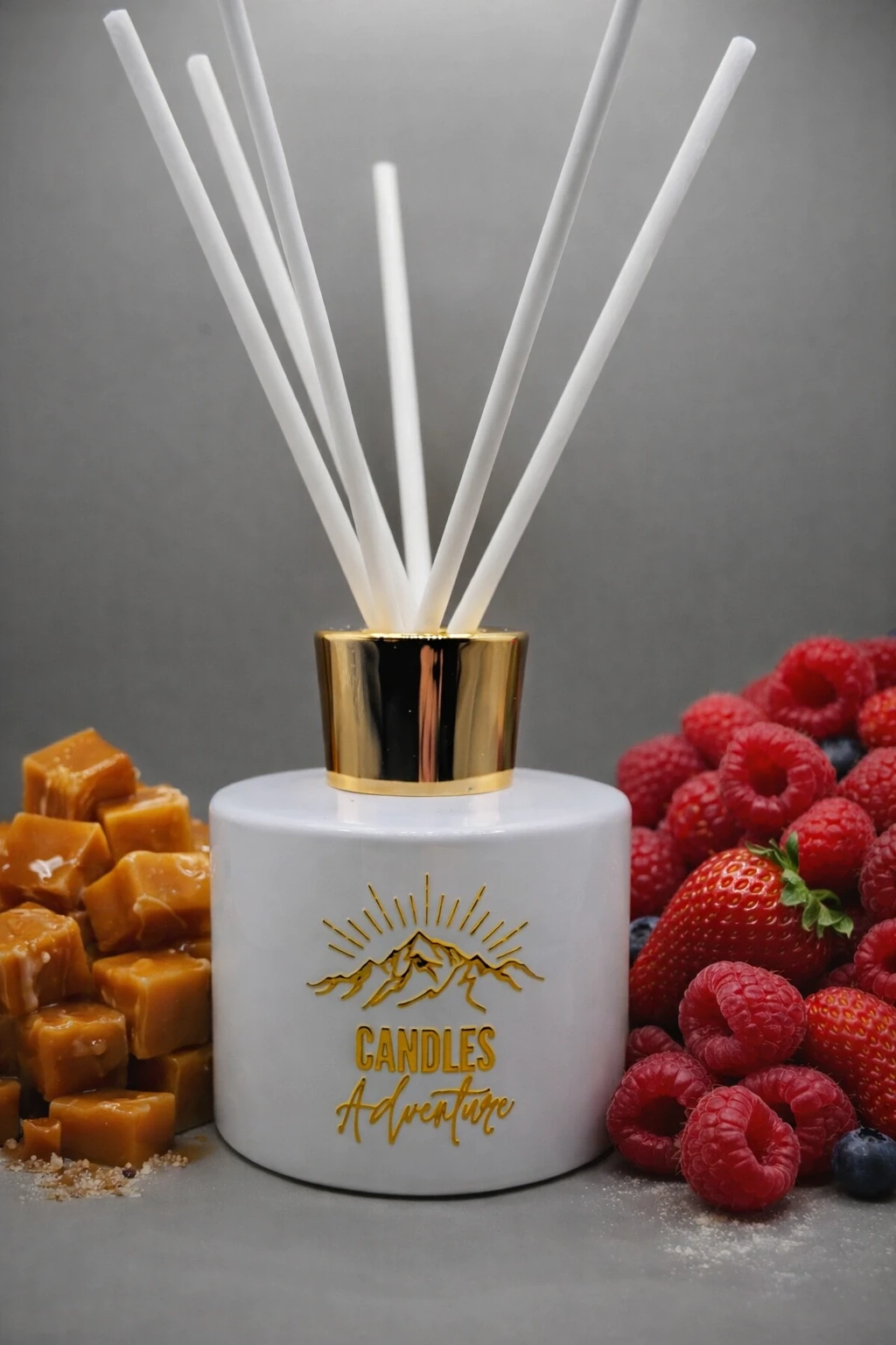 Diffuseur à bâtonnets Framboise Caramel Jalisco – Candles Adventure