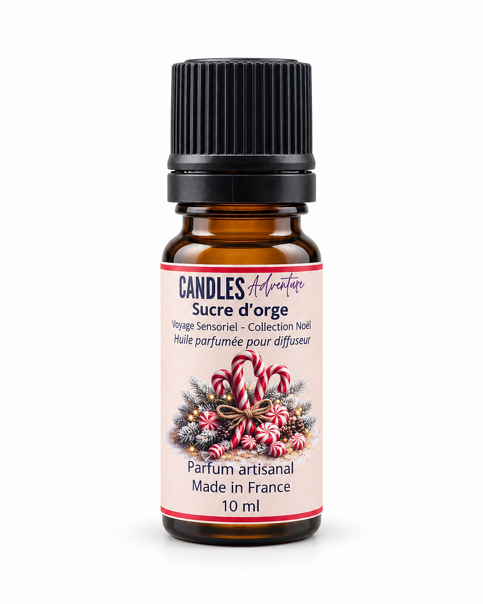 Huile parfumée Sucre d’orge 10 ml pour diffuseur ultrasonique Candles Adventure