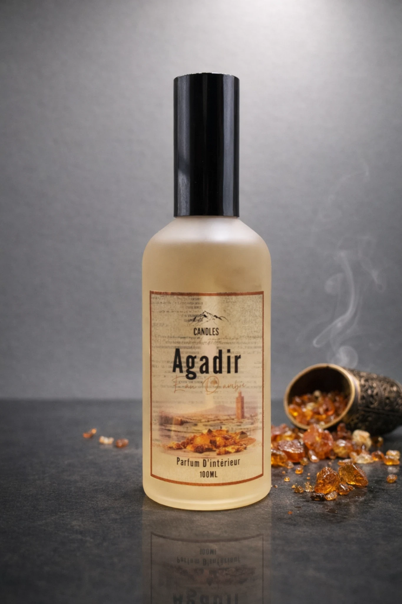 Parfum d’ambiance Agadir Candles Adventure aux notes ambrées