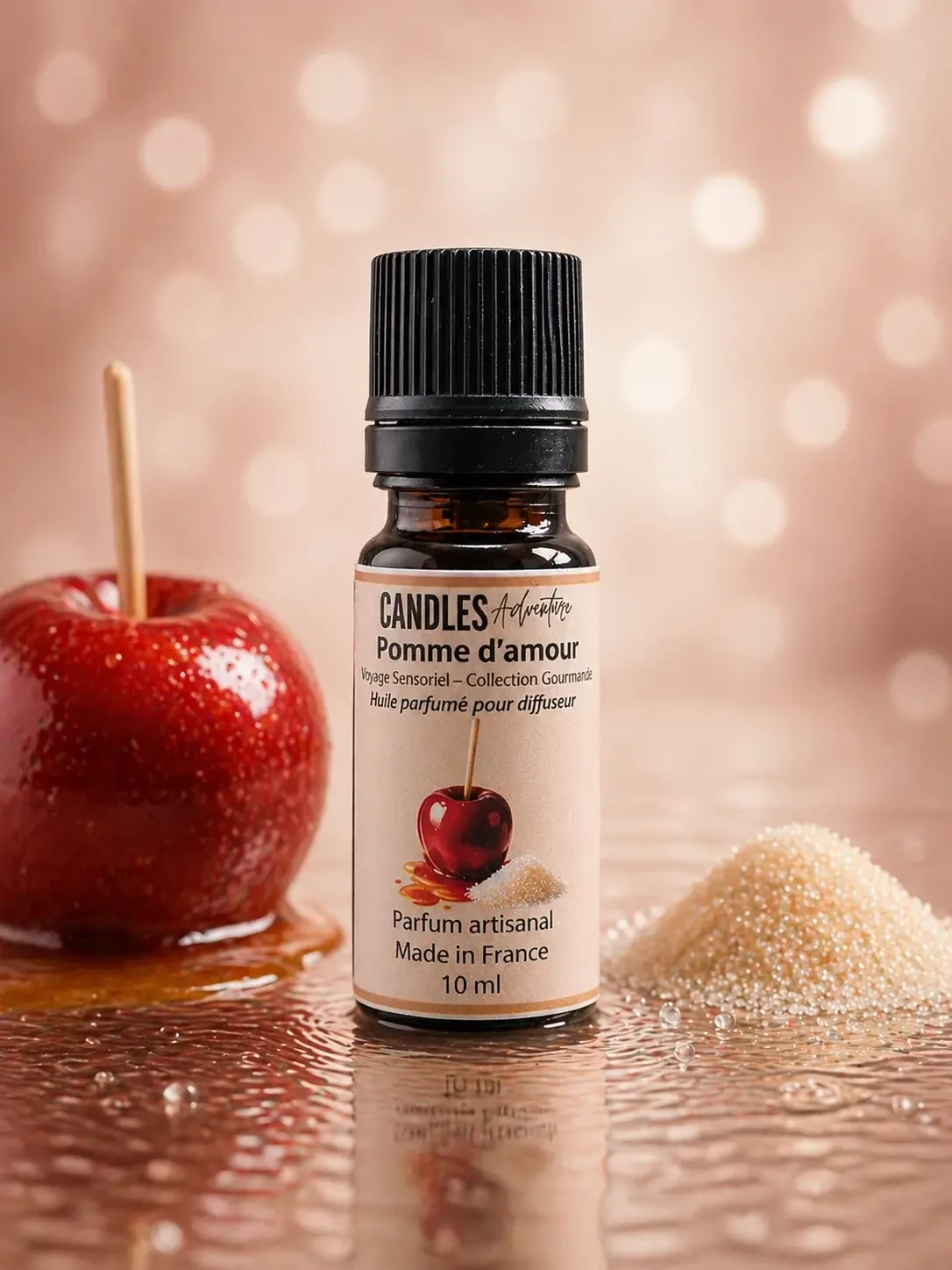 Huile parfumée Pomme d’Amour 10 ml Candles Adventure pour diffuseur ultrasonique