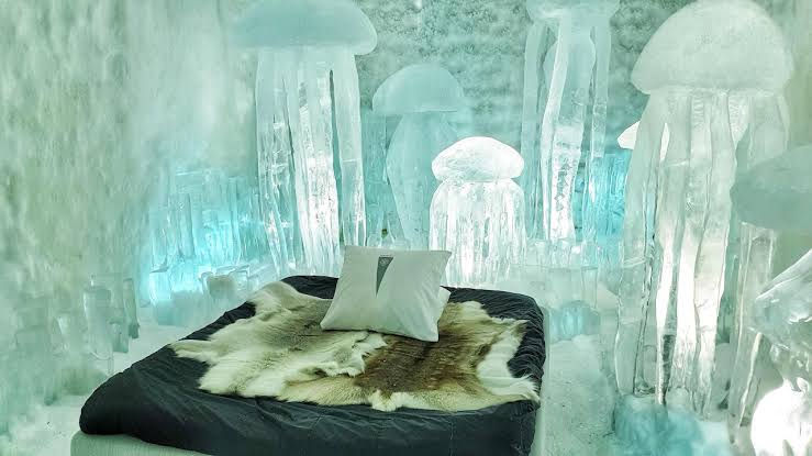 Icehotel en islande un hotel taillé dans la glace