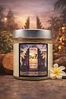 Bougie artisanale Bali Bois de Teck Candles Adventure
