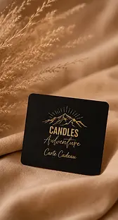Carte cadeau numérique Candles Adventure pour offrir un parfum d'intérieur