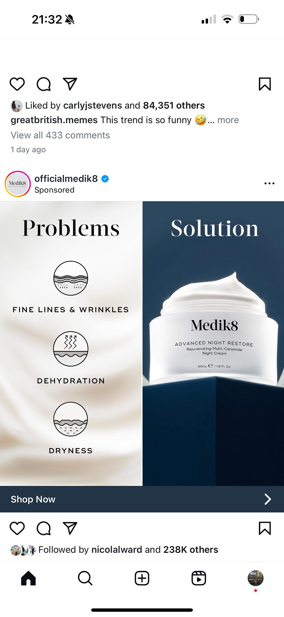 Thumbnail: Advanced Night Restore Moisturiser 