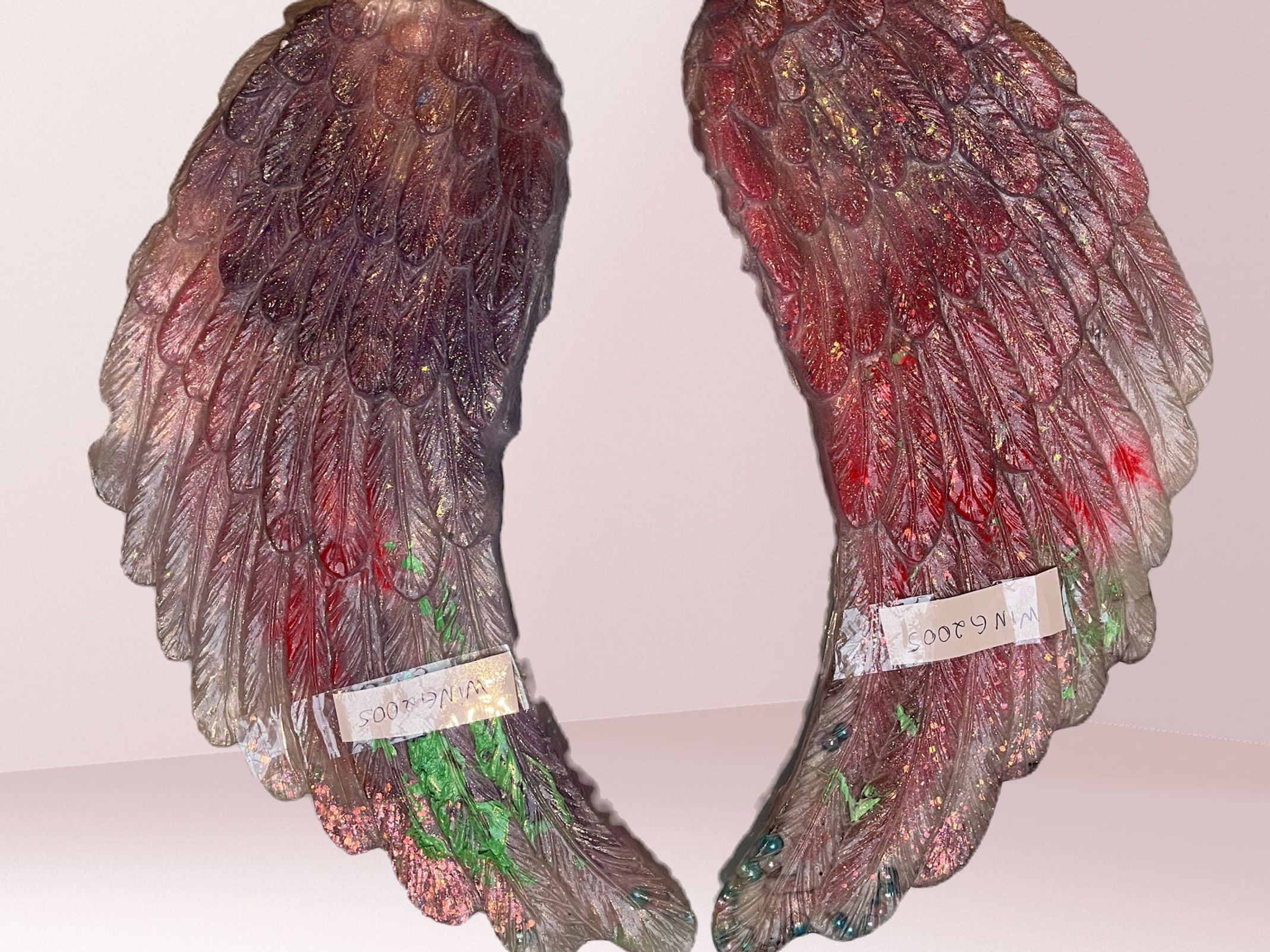 Crimson Flare Wings Decor.