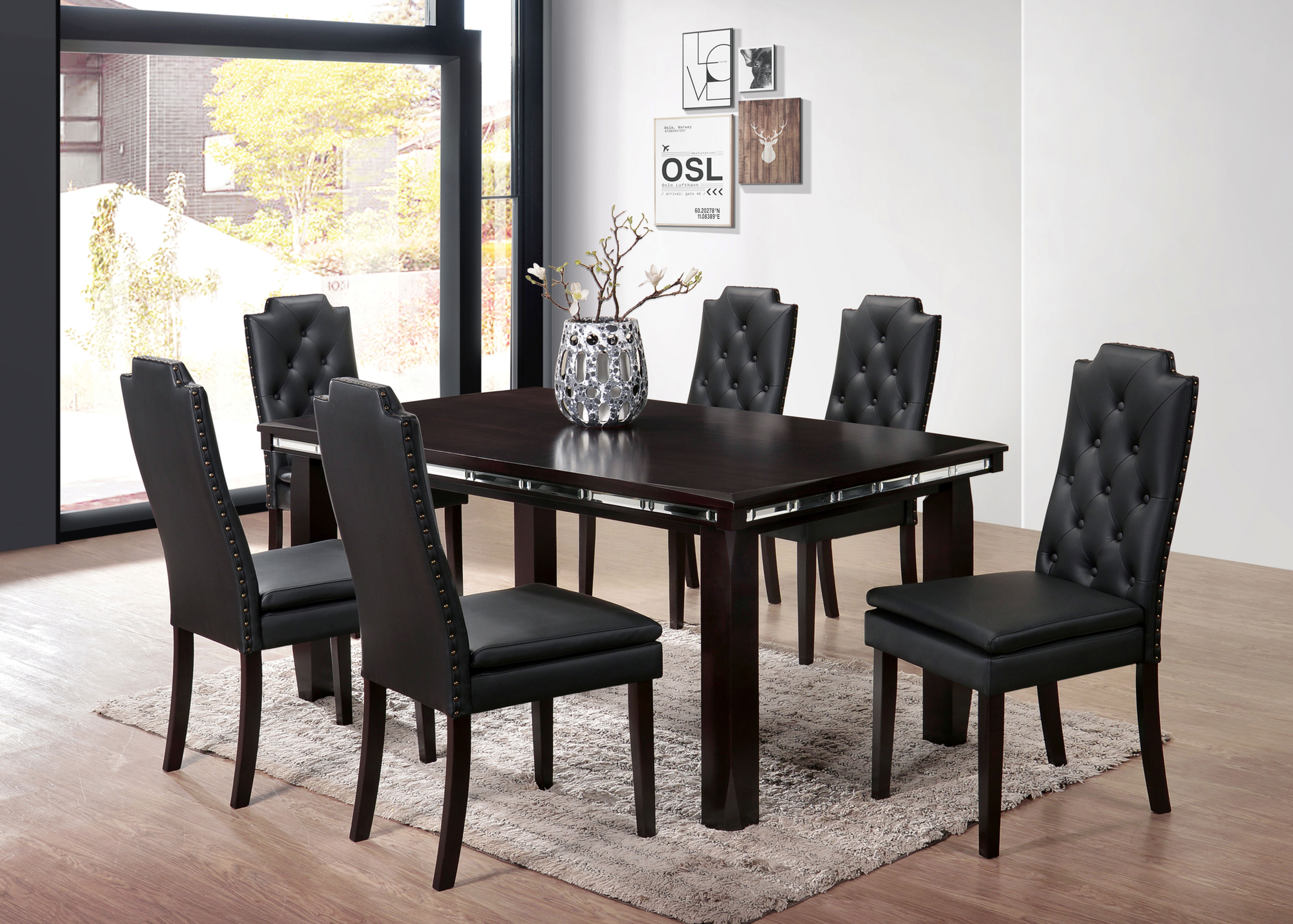 D113 - NW - 7pc Dining Set