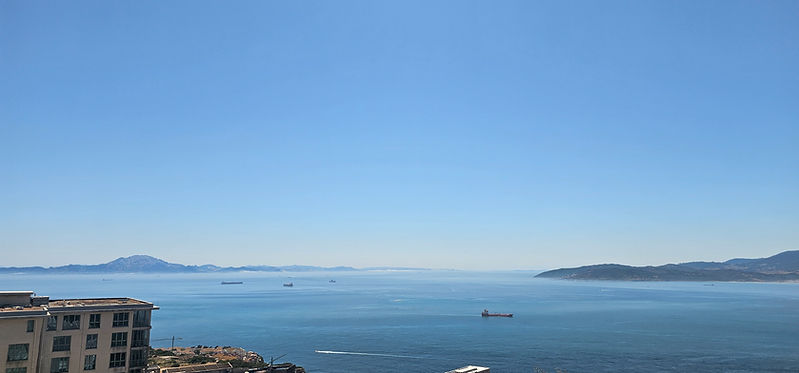 The bay of Gibraltar.
