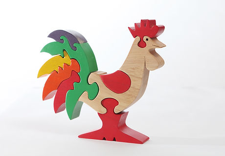 Gallo de madera
