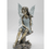 Thumbnail: 15” Sitting Flower Fairy on a Stone